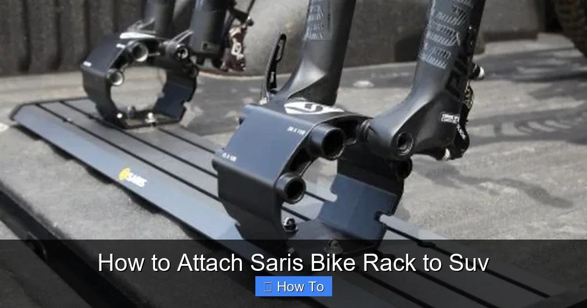 How to Attach Saris Bike Rack to Suv