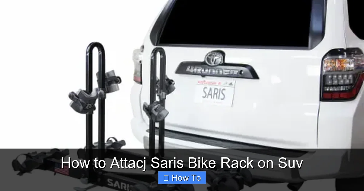 How to Attacj Saris Bike Rack on Suv