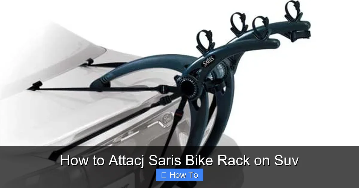 How to Attacj Saris Bike Rack on Suv