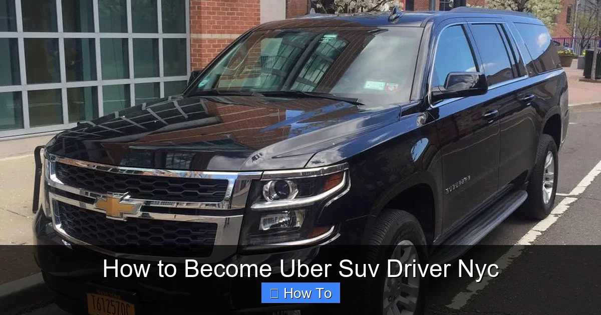 How to Become Uber Suv Driver NYC