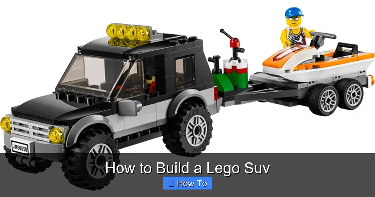 How to Build a Lego Suv