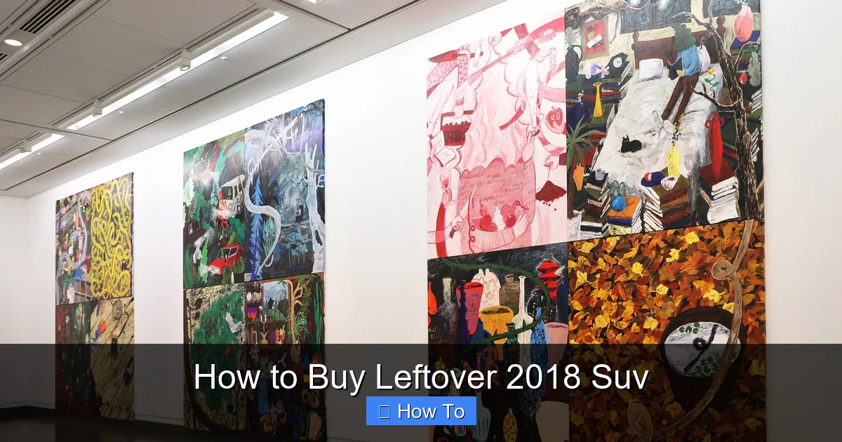 How to Buy Leftover 2018 Suv