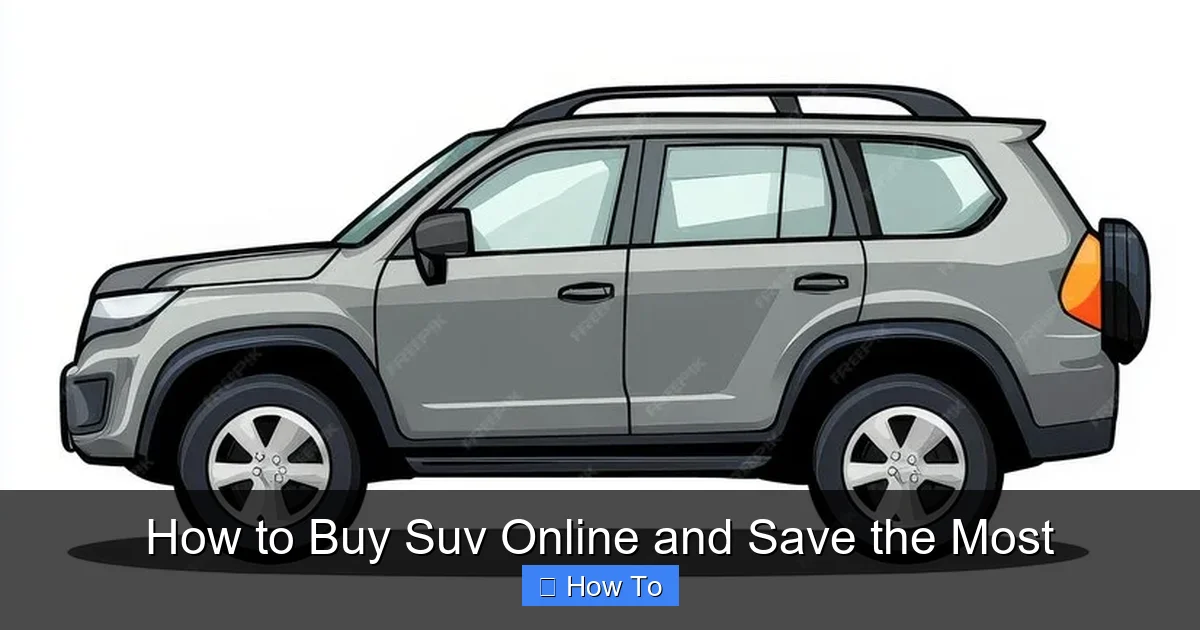 How to Buy Suv Online and Save the Most
