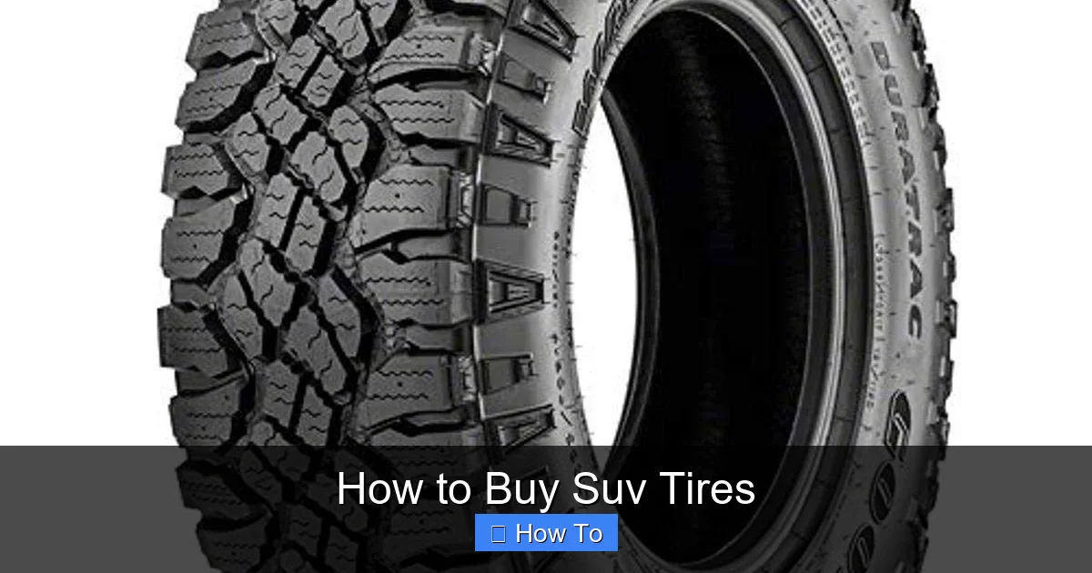 How to Buy Suv Tires