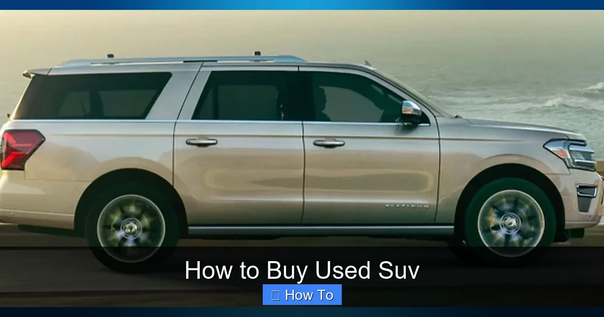 How to Buy Used Suv