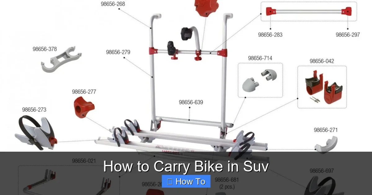 How to Carry Bike in Suv