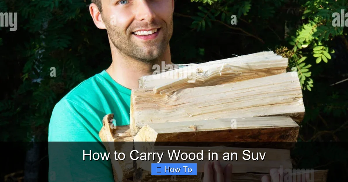 How to Carry Wood in an Suv