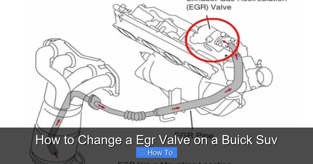 How to Change a Egr Valve on a Buick Suv