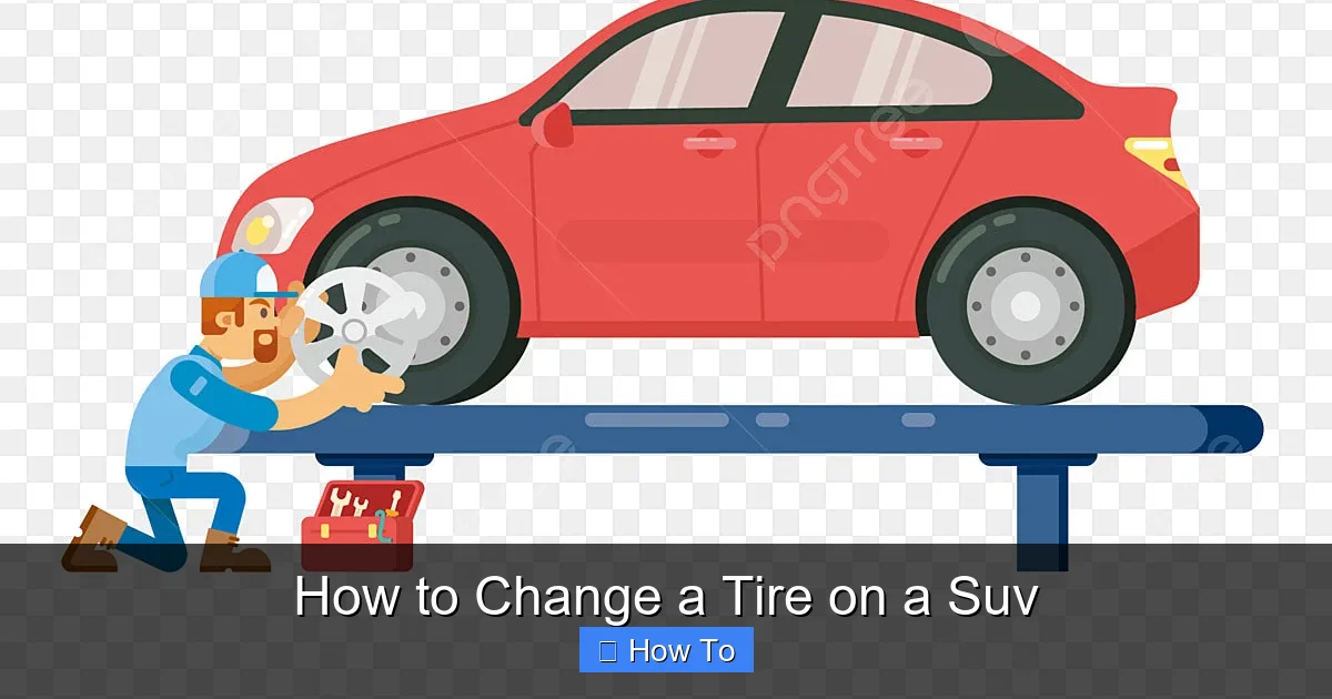 How to Change a Tire on a Suv