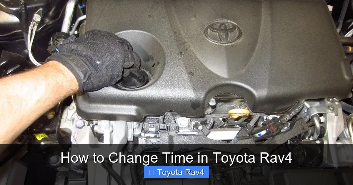 How to Change Time in Toyota Rav4