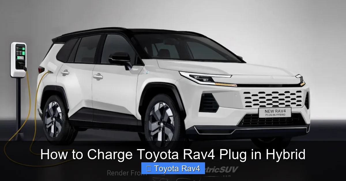 How to Charge Toyota Rav4 Plug in Hybrid