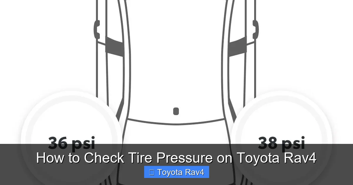 How to Check Tire Pressure on Toyota Rav4