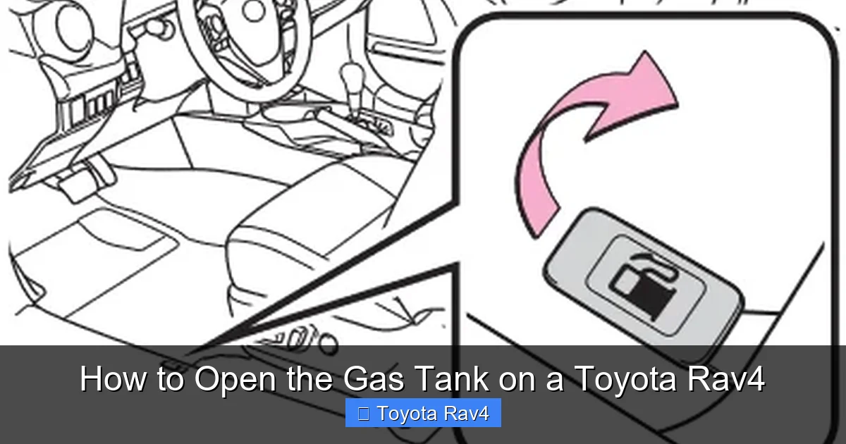 How to Open the Gas Tank on a Toyota Rav4