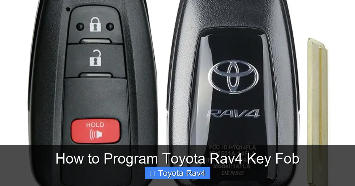 How to Program Toyota Rav4 Key Fob