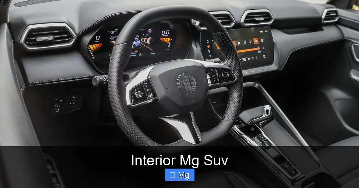 Interior Mg Suv