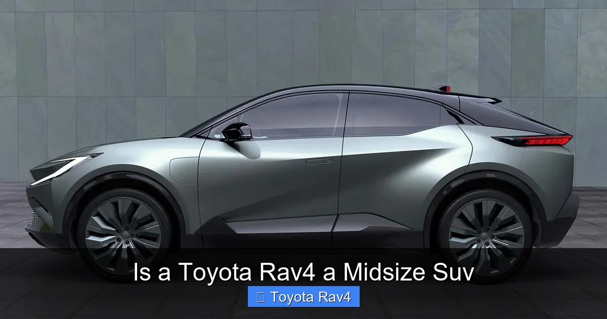 Is a Toyota Rav4 a Midsize Suv