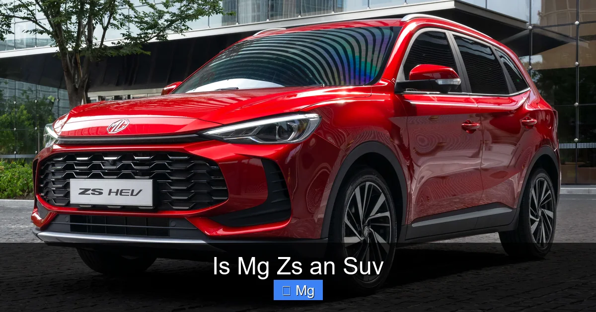 Is Mg Zs an Suv