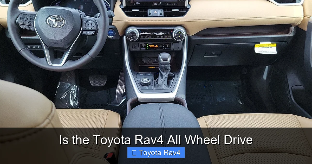 Is the Toyota Rav4 All Wheel Drive