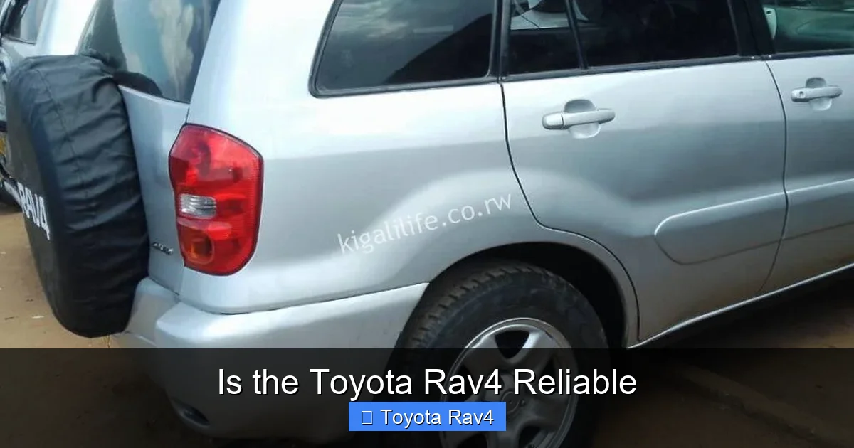 Is the Toyota Rav4 Reliable