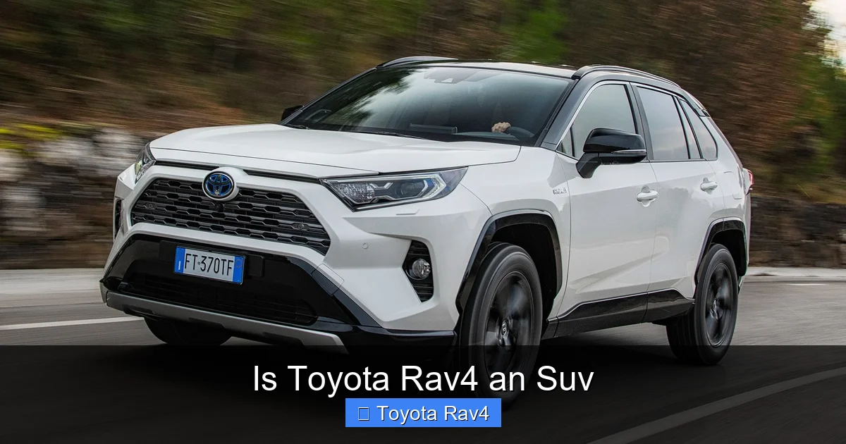 Is Toyota Rav4 an Suv