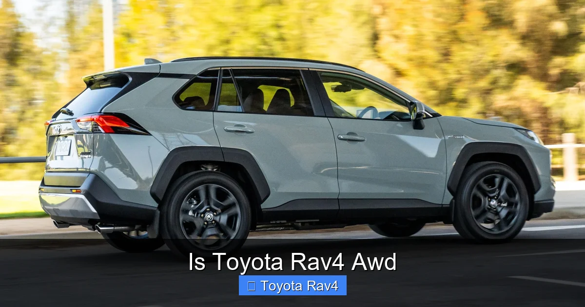 Is Toyota Rav4 Awd