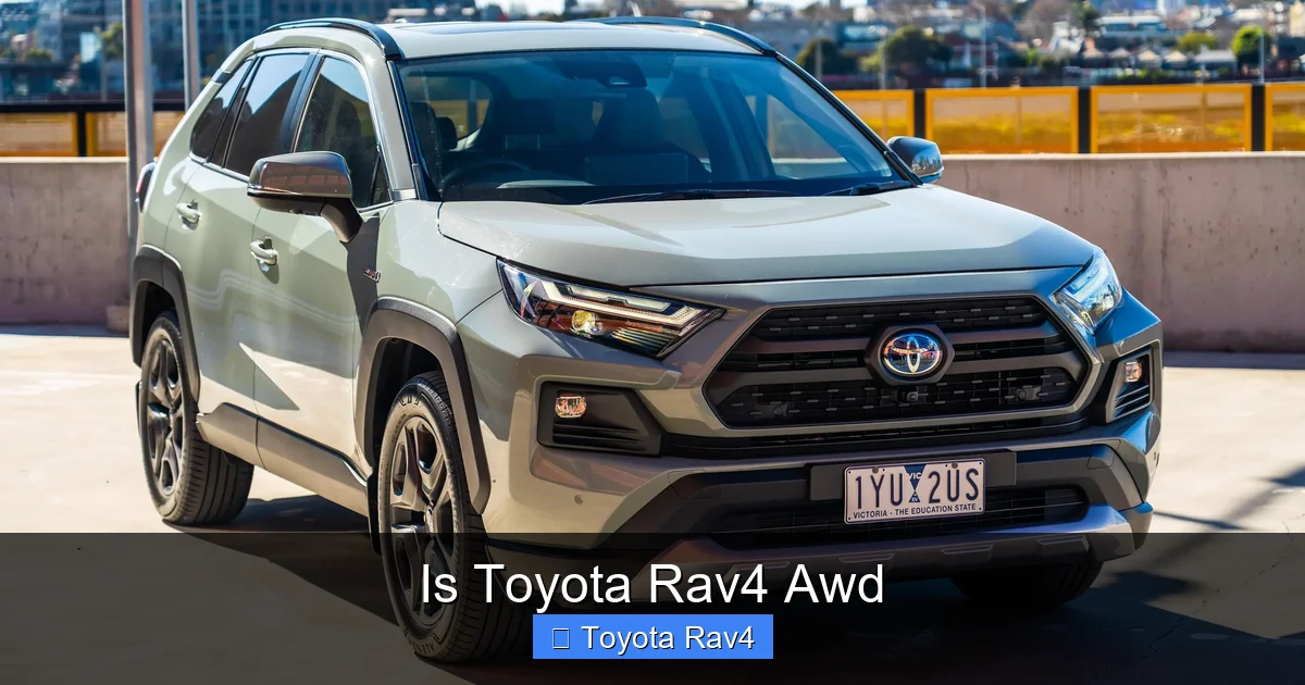 Is Toyota Rav4 Awd