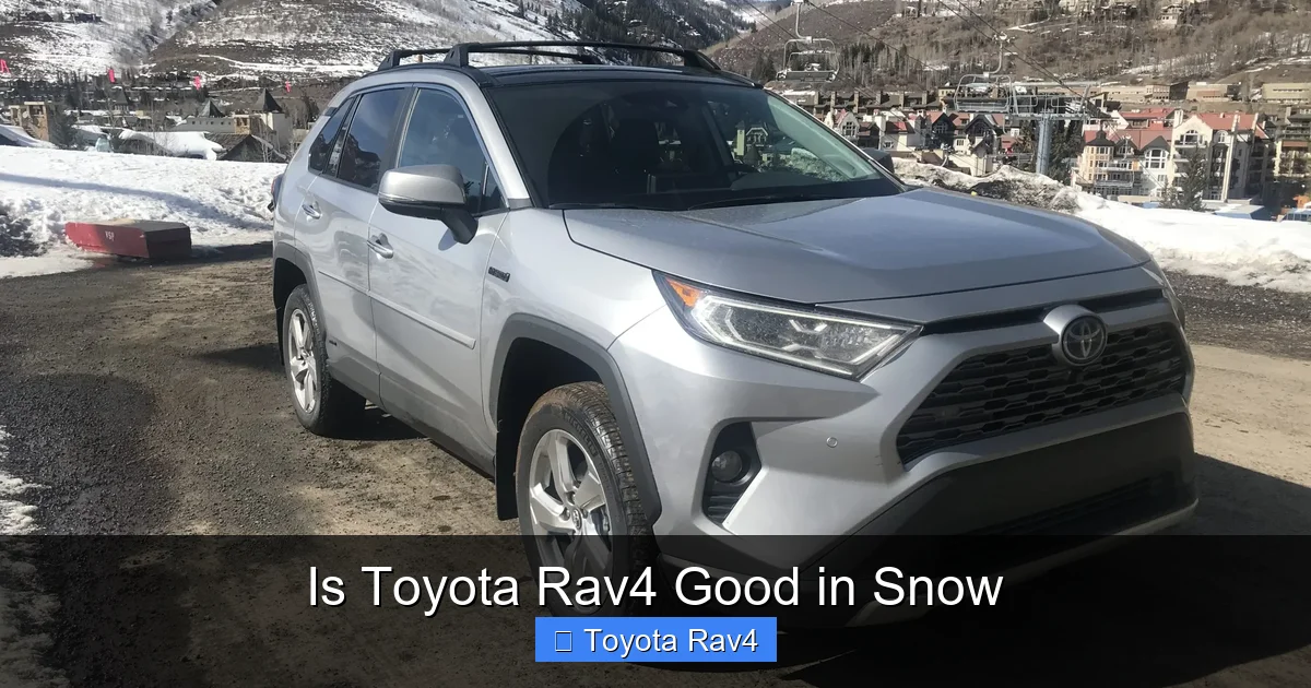 Is Toyota Rav4 Good in Snow