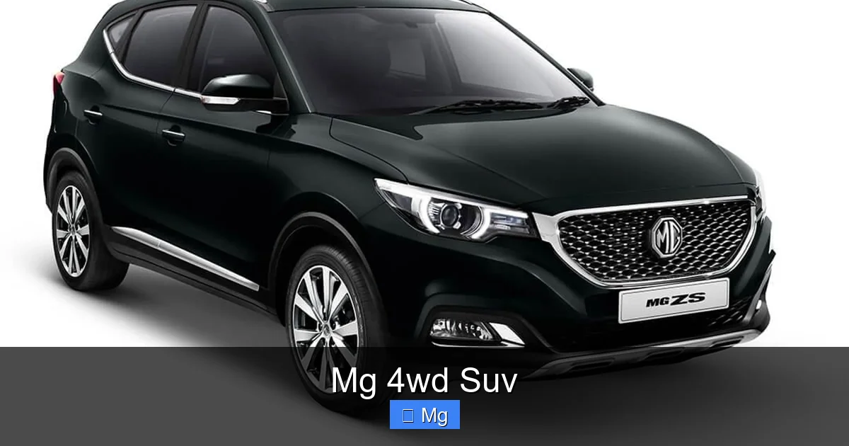 Mg 4wd Suv