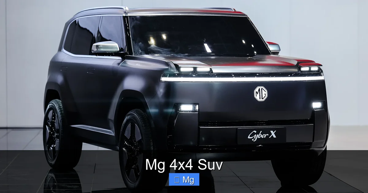 Mg 4x4 Suv