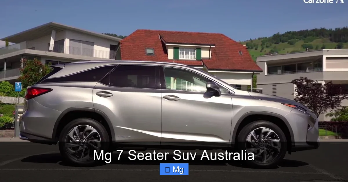 Mg 7 Seater Suv Australia