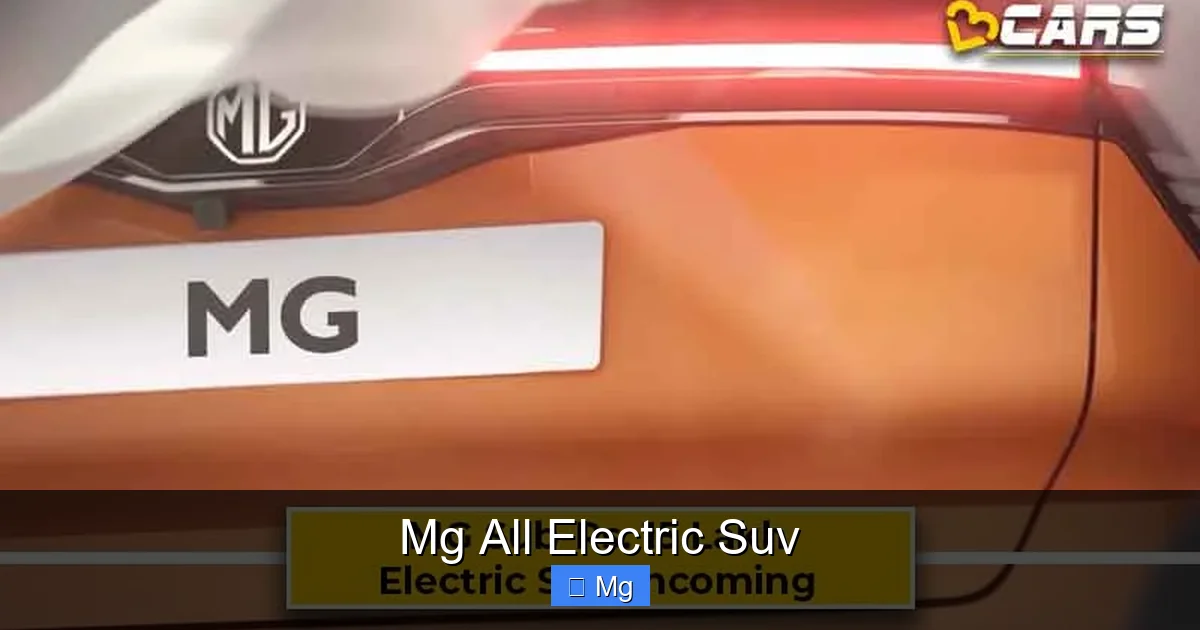 Mg All Electric Suv