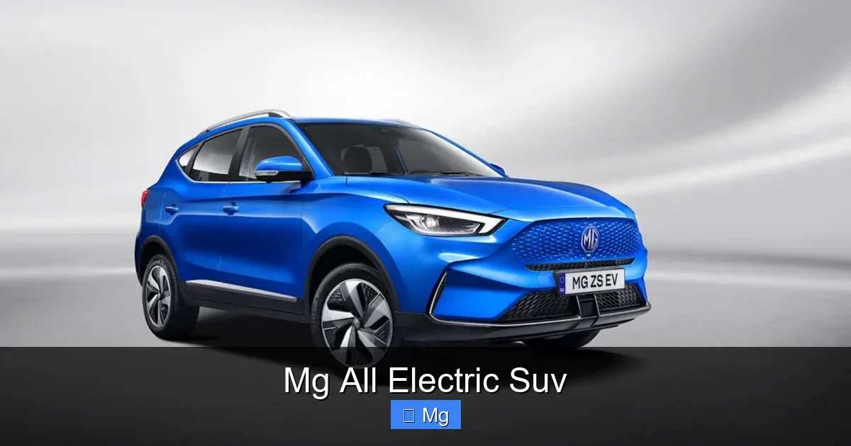 Mg All Electric Suv