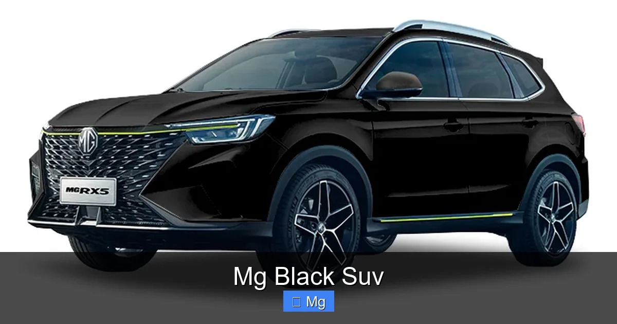 Mg Black Suv