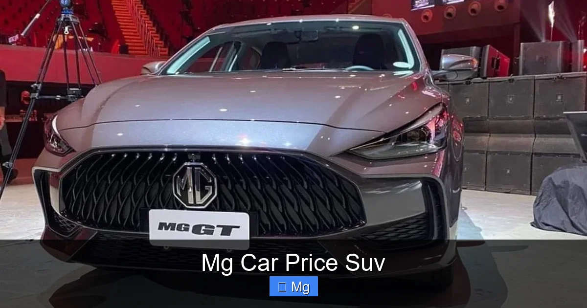 Mg Car Price Suv