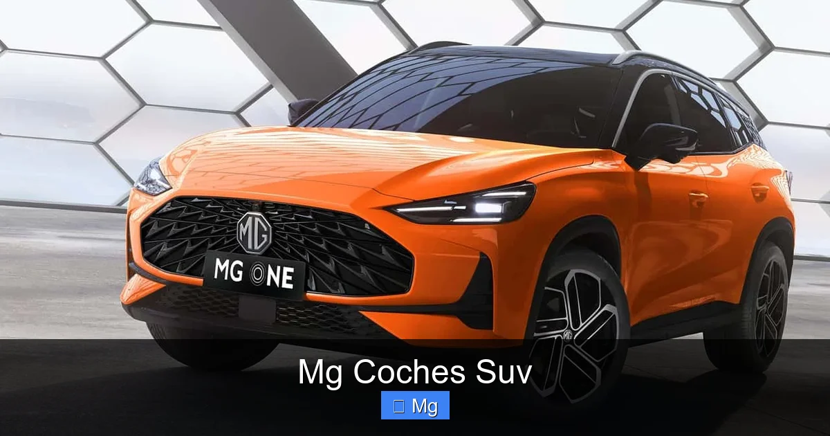 Mg Coches Suv