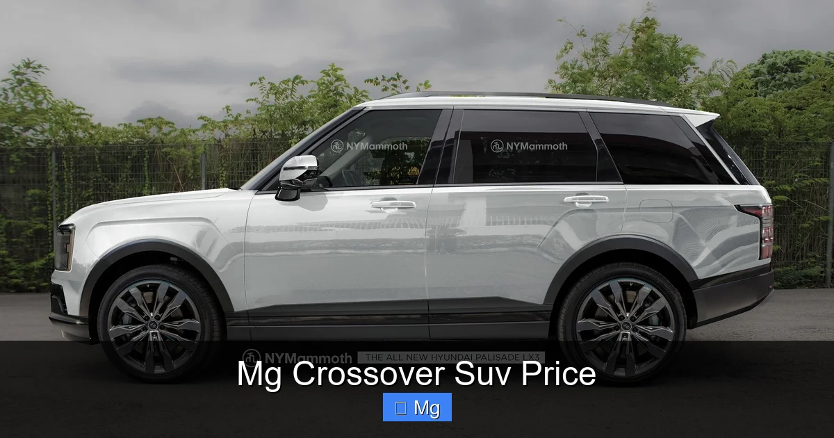 Mg Crossover Suv Price