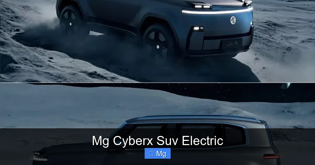 Mg Cyberx Suv Electric