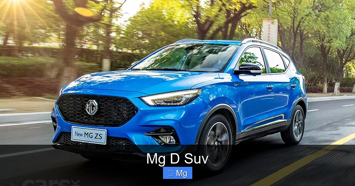 Mg D Suv
