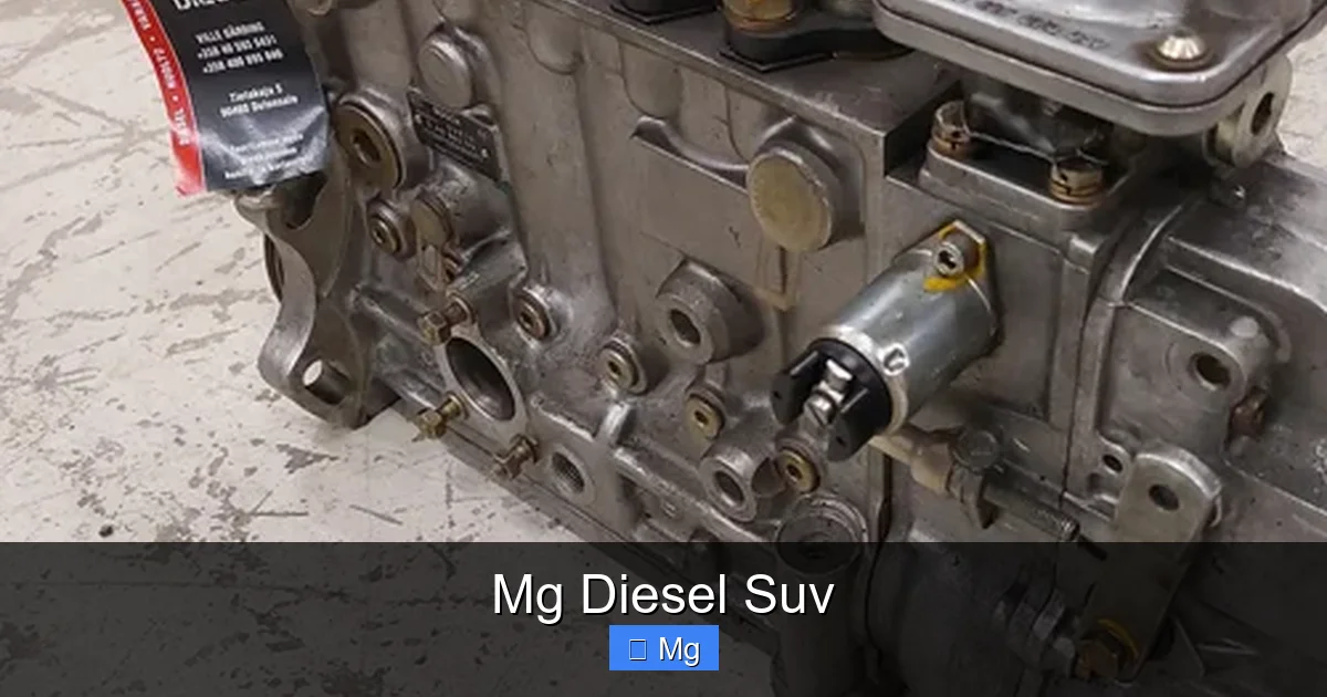 Mg Diesel Suv