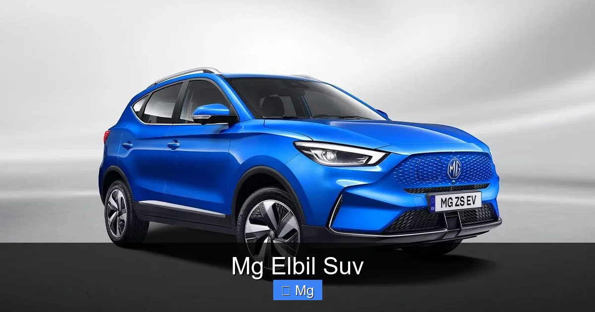 Mg Elbil Suv