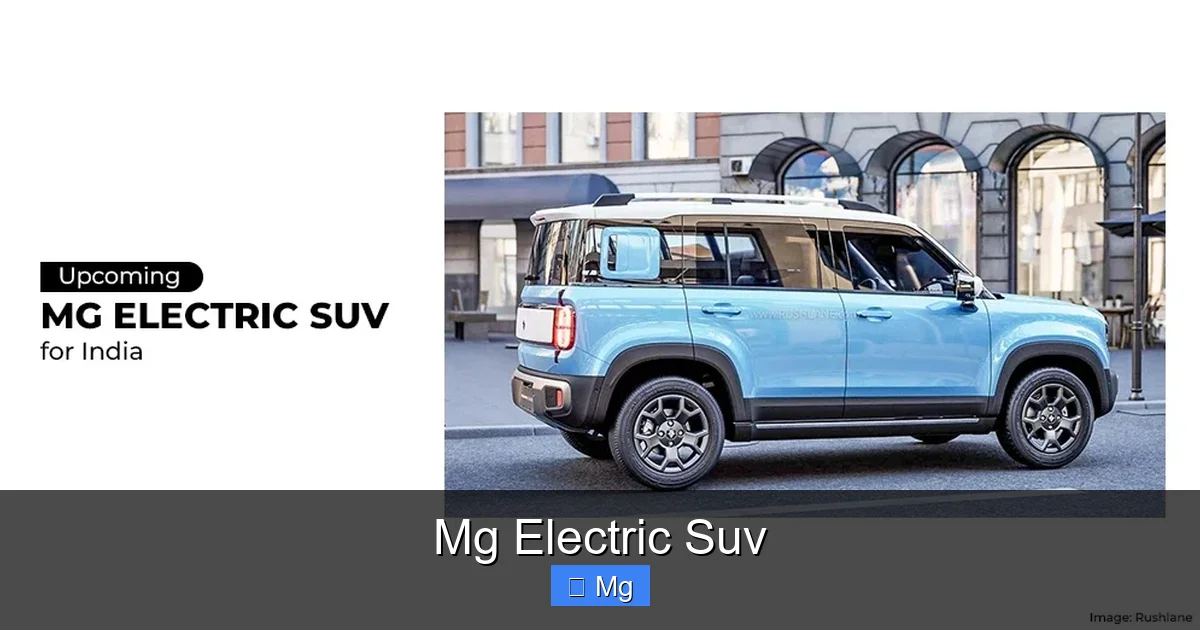 Mg Electric Suv