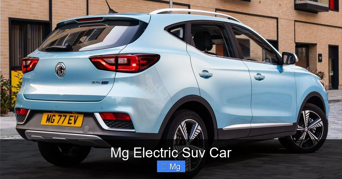 Mg Electric Suv Car