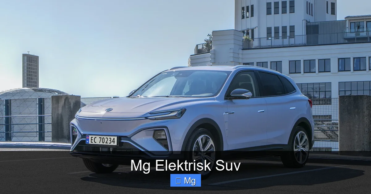 Mg Elektrisk Suv