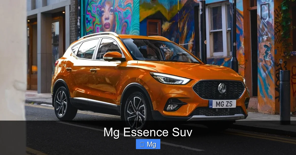 Mg Essence Suv