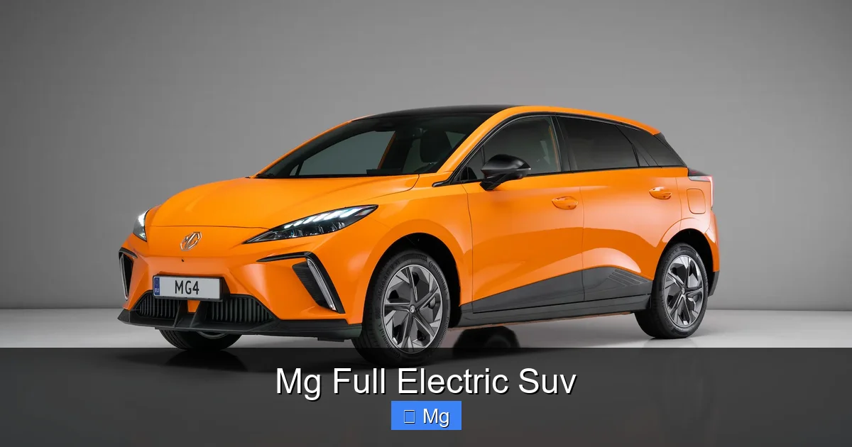 Mg Full Electric Suv