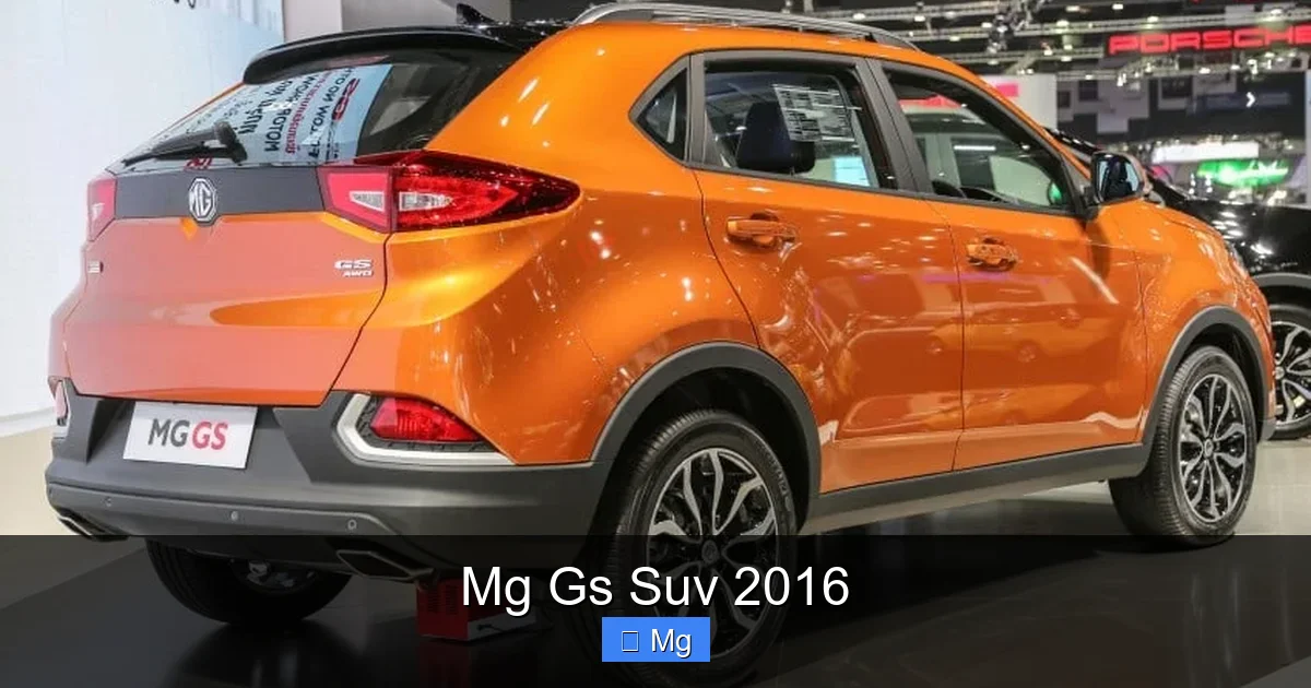 Mg Gs Suv 2016