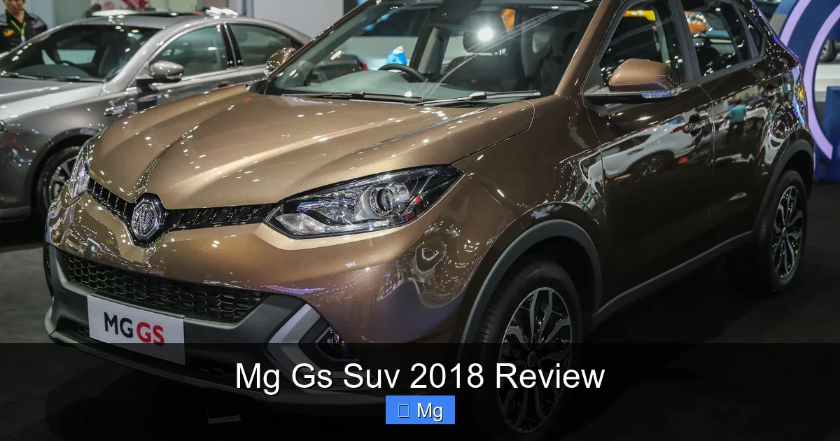 Mg Gs Suv 2018 Review