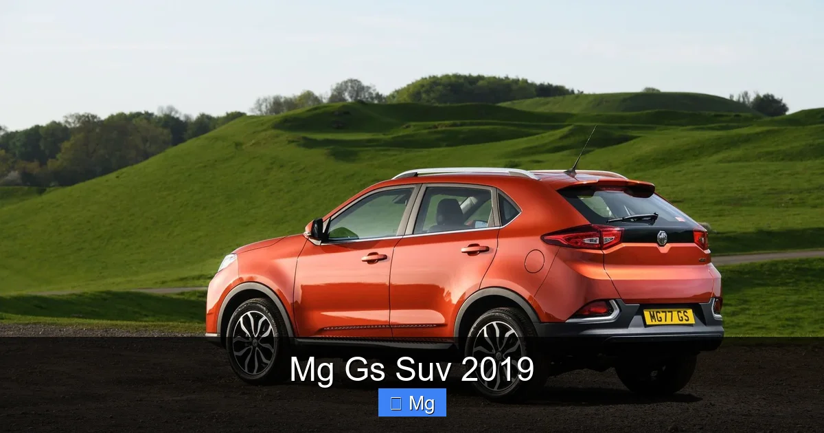 Mg Gs Suv 2019