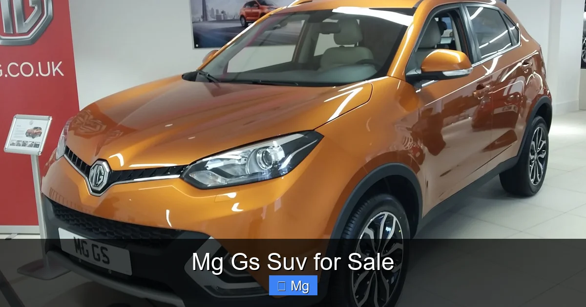 Mg Gs Suv for Sale