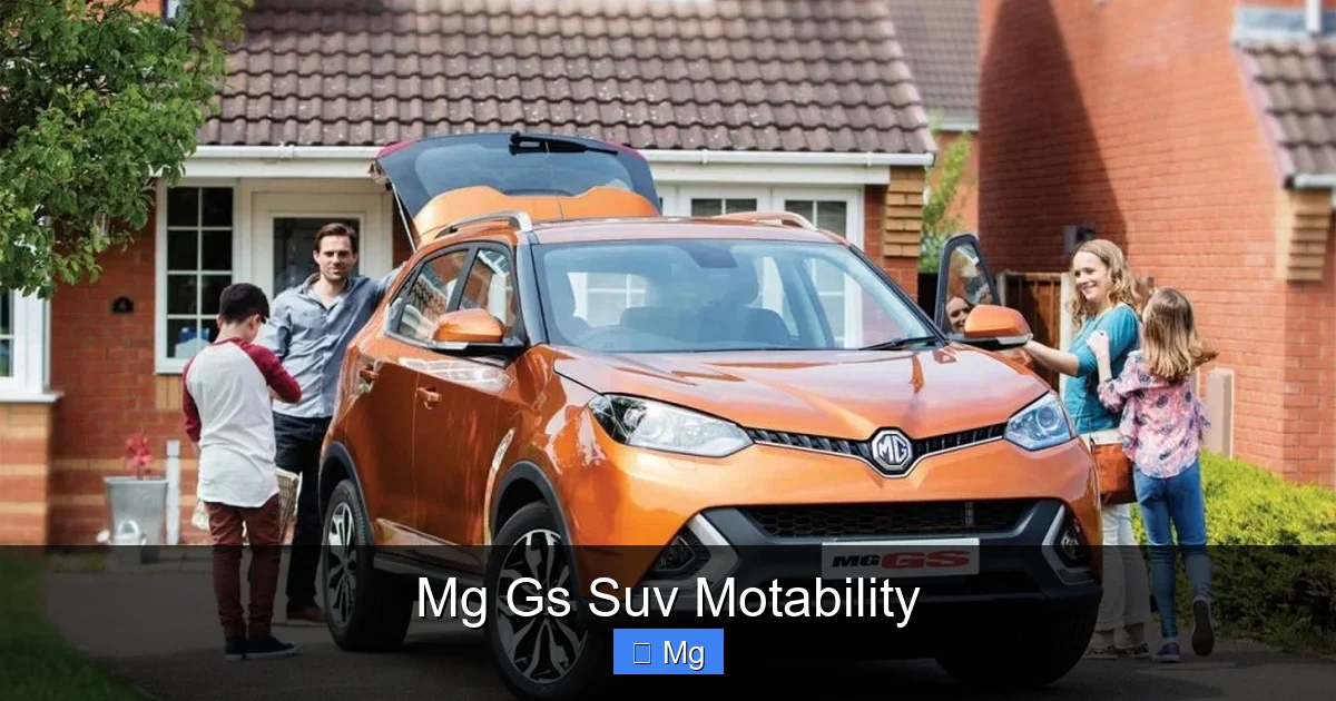 Mg Gs Suv Motability